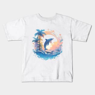 In Love Dolphins Kids T-Shirt